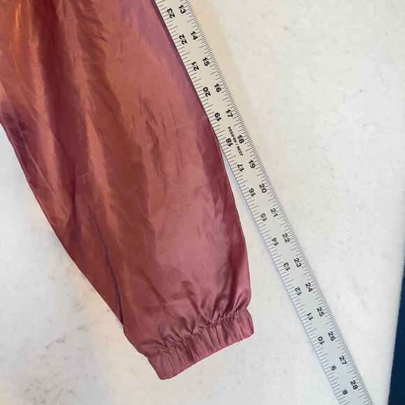 Tudor Court Vintage Raincoat Woman's Large Hide-Away Hood Drawstrings Full Zip - Picture 9 of 16